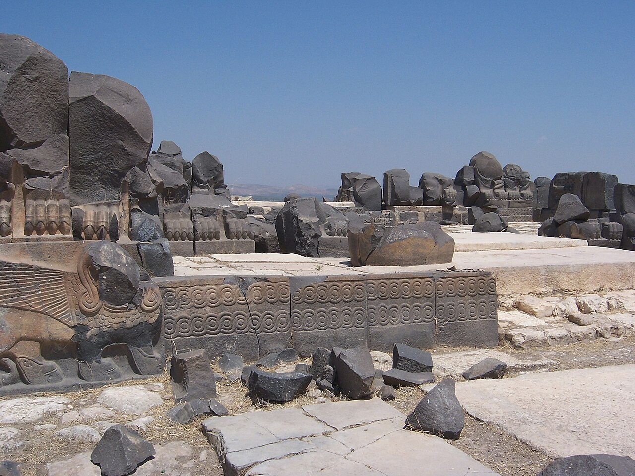 A modern photograph of the Ain Dara temple ruins