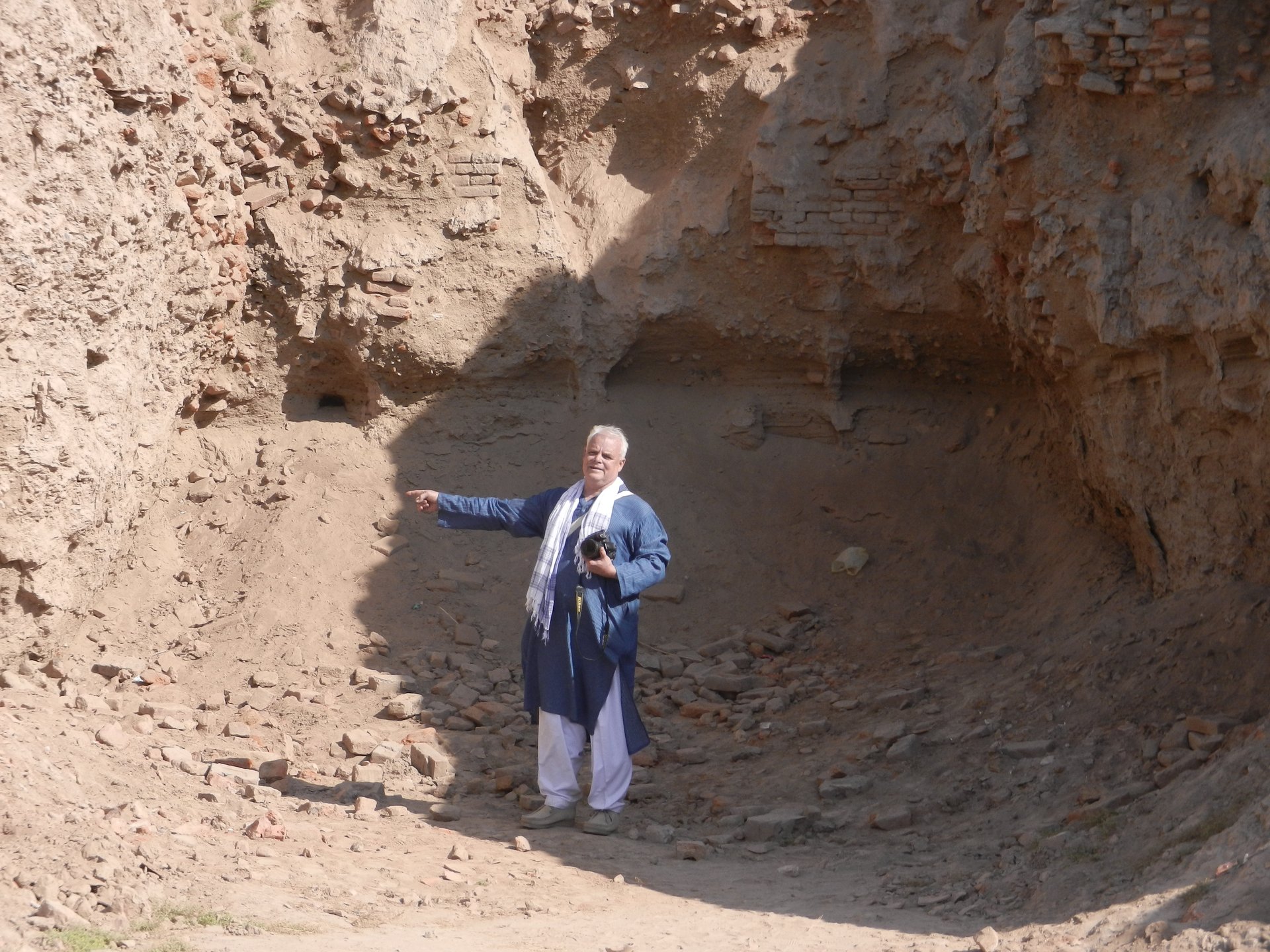 Diagram illustrating archaeological stratigraphy
