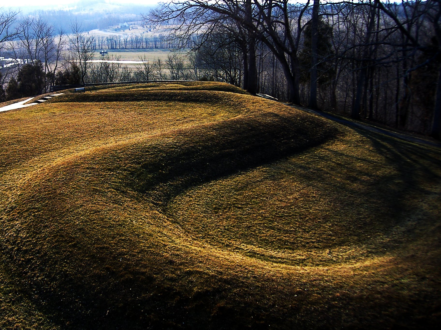 Example of an effigy mound