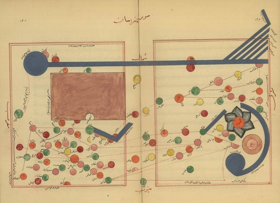 Historic map of Khorasan