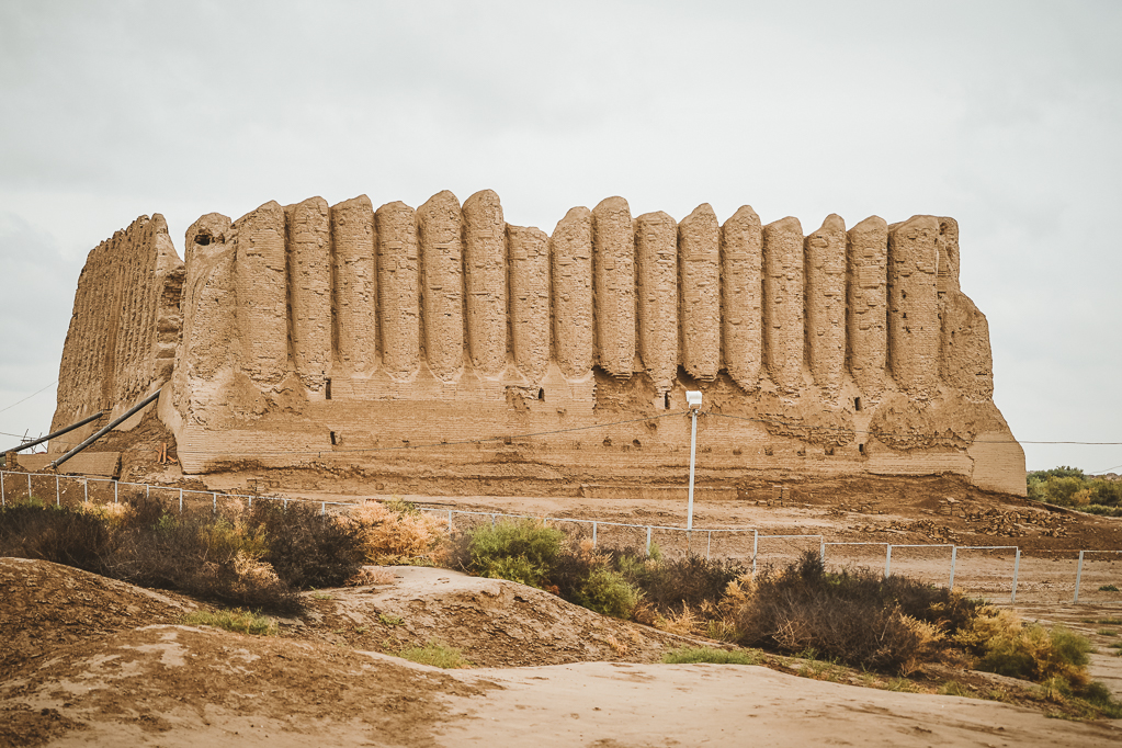 Ruins and mausoleums at Merv in Turkmenistan