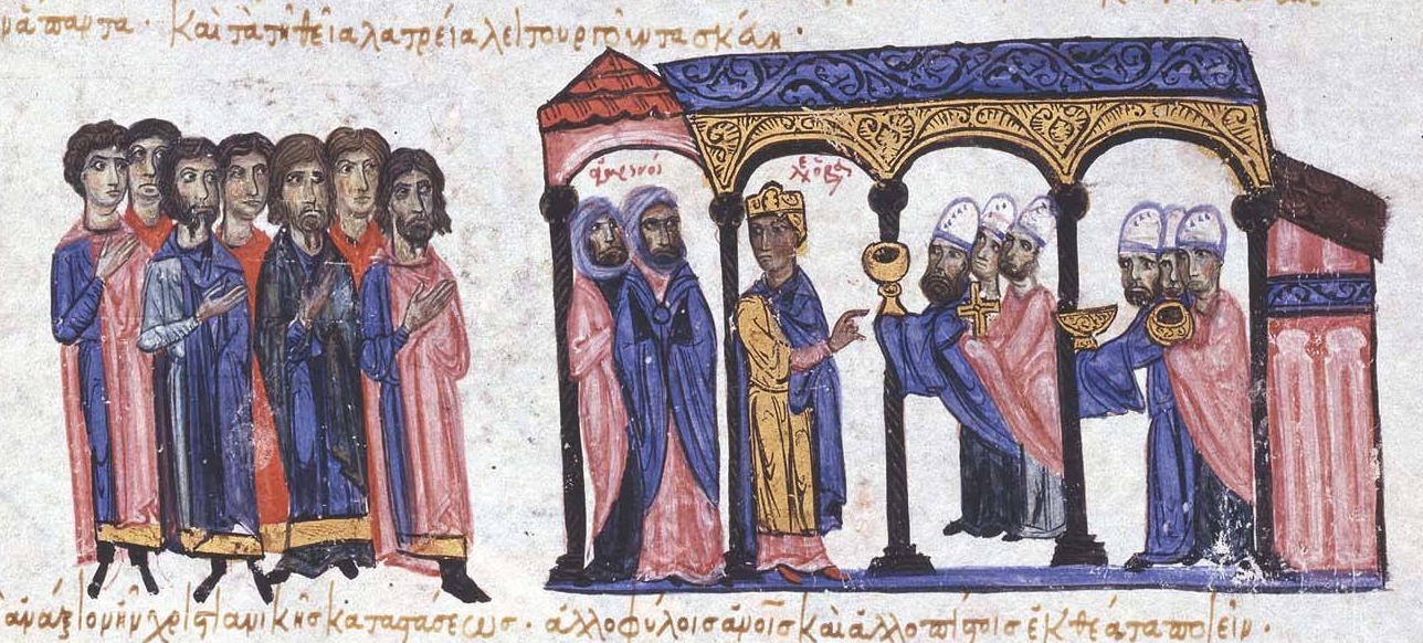 Byzantine and Arab ambassadors